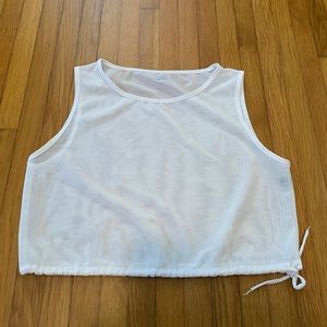 Jo+Jax Upbeat Crop. AXS. Adorable. Adjustable drawstring at waist.